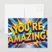 You're Amazing Postcard Briefkaart (Voorkant / Achterkant)