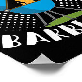 Youre Barbe Cute Smoker Grill Barbecue Meat Poster (Hoek)
