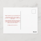 Youre Dinomite Valentijn Schattigee Dinosaur Liefd Briefkaart (Achterkant)