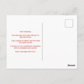 Youre Dinomite Valentijn Schattigee Dinosaur Liefd Briefkaart (Achterkant)