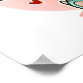 Youre Dinomite Valentijn Schattigee Dinosaur Liefd Poster (Hoek)