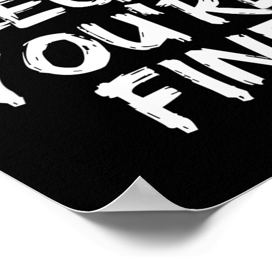 You're Fine Funny Running  Poster (Hoek)