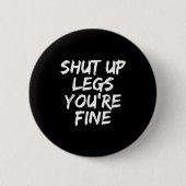 You're Fine Funny Running  Ronde Button 5,7 Cm (Voorkant)