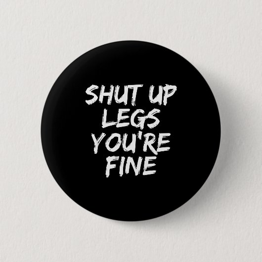 You're Fine Funny Running  Ronde Button 5,7 Cm (Voorkant)