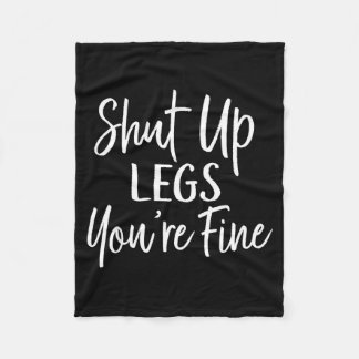 You're Fine Shirt For Gym - Funny Workout  Fleece Deken