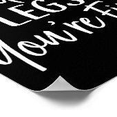 You're Fine Shirt For Gym - Funny Workout  Poster (Hoek)