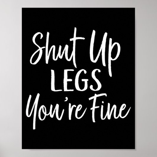 You're Fine Shirt For Gym - Funny Workout  Poster (Voorkant)