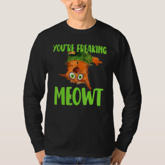 You're Freaking Meowt! Funny Cat Lover Vintage Cat T-shirt