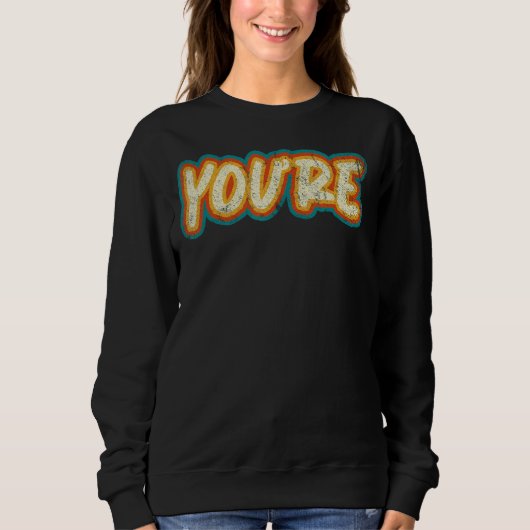 Youre Grammatical Correction Spelling Grammar Trui (Voorkant)