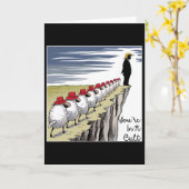 You're In A Cult - Funny Anti Trump Kaart (Gele Bloem)