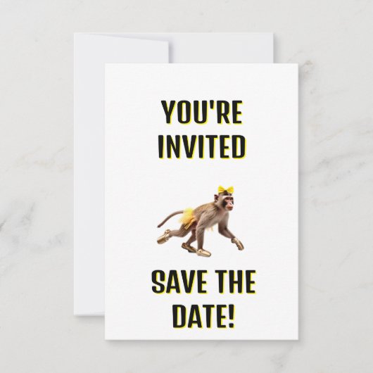 YOU'RE INVITED! SAVE THE DATE! DATE (Voorkant)