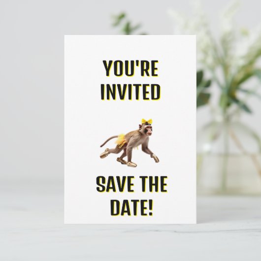 YOU'RE INVITED! SAVE THE DATE! SAVE THE DATE (Staand voorkant)