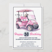  You're Invited to a Tee-rific 50th Golf Party Kaart (Voorkant)