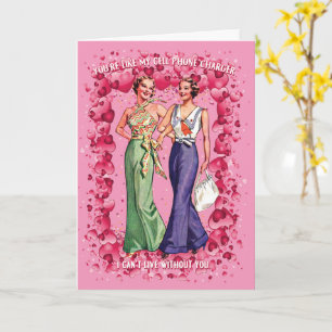 You're like my cell phone load LGBTQ Valentine Kaart