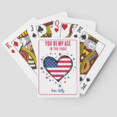 You're My Ace in the Pack! | Romantic Valentine’s  Pokerkaarten (Achterkant)