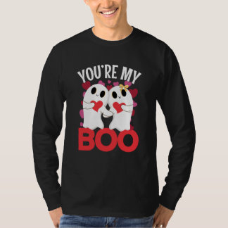 You're My Boo Ghost with heart for Valentine's Day T-shirt