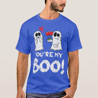 Youre My Boo Lazy Halloween Costume Funny Ghost Co T-shirt