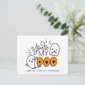 You're My Book - Halloween Bewaar de datum Aankondigingskaart (Staand voorkant)