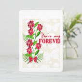 You're my Forever Feestdagenkaart (Staand voorkant)