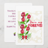 You're my Forever Feestdagenkaart (Voorkant / Achterkant)