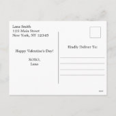 You're My Forever, Schattige Roze Vliegtuig & Hart Feestdagenkaart (Achterkant)