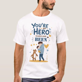 You're My Hero - Oprechte quote T-shirt 💙