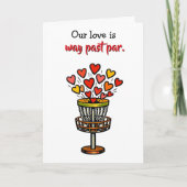 You're my Hole in One Valentine's Day | Disc Golf Kaart (Voorkant)