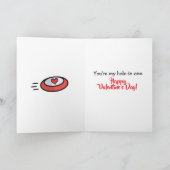 You're my Hole in One Valentine's Day | Disc Golf Kaart (Binnen)