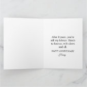 You're My Lobster - Grappig 8 jaar Jubileum Kaart (Binnen)