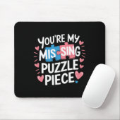 You're My Missing Puzzle Piece Valentine Matching Muismat (Met muis)