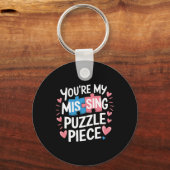 You're My Missing Puzzle Piece Valentine Matching Sleutelhanger (Voorkant)
