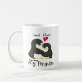 You're My Penguin - Aangepaste naamparen Koffiemok (Links)