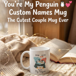 You're My Penguin - Aangepaste naamparen Koffiemok