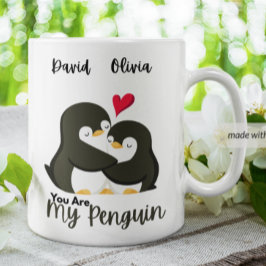 You're My Penguin - Aangepaste naamparen Koffiemok