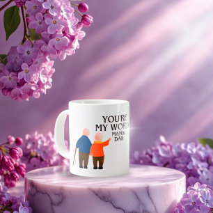 You're My World Mam & Dad beroemd gemaakt door Fam Grote Koffiekop
