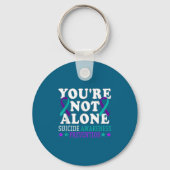 You're Not Alone Depression Suicide Prevention Awa Sleutelhanger (Voorkant)