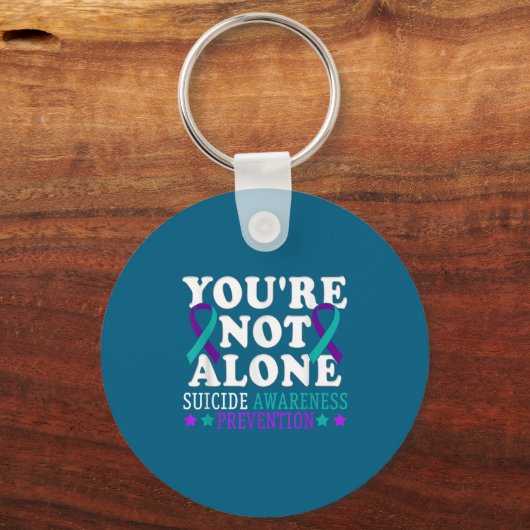 You're Not Alone Depression Suicide Prevention Awa Sleutelhanger (Voorkant)