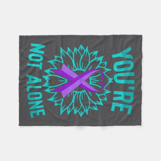 Youre Not Alone Premium  Fleece Deken (Voorkant (Horizontaal))