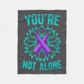 Youre Not Alone Premium  Fleece Deken (Voorkant)
