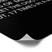 You're Not The Boss Of Me Funny Dog Owner Saying Q Poster (Hoek)