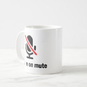 You're on mute Funny Koffiemok (Voorkant links)