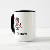 You're on mute Funny Mok (Voorkant links)
