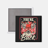 You're One Cool Buck Camouflage Valentine's Day Hu Magneet (Voorkant / Achterkant)