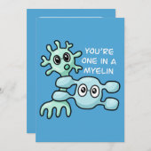 You're One In A Myelin - Neurowetenschap Kaart (Voorkant / Achterkant)