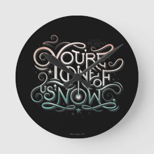 You're One Of Us Now Colorful Graphic Ronde Klok