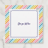 You're Otterly Amazing cute otter Valentine Bedankjes Labels (Achterkant)