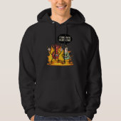 You're Overreacting Chemistry Teacher Science  Gra Hoodie (Voorkant)