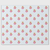 You're Purr-ty Special Gingham Kitty Cat Cadeaupapier (Vlak)