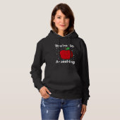 You're So A-peel-ing Fruit Cute Fruit Eater Basket Hoodie (Voorkant volledig)