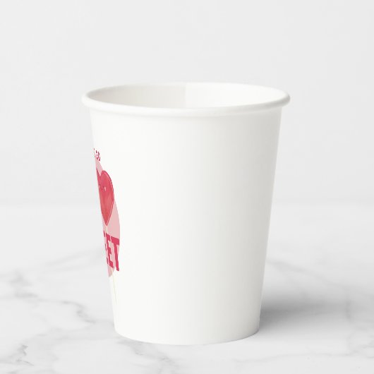 You're So Sweet Lollipop - Valentijn Papieren beke Papieren Bekers (Links)